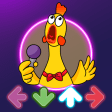 Dancing Chicken - funny tiles
