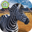 Ícone do programa: Wild Zebra Horse Simulato…
