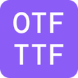 Ikona programu: OTF to TTF Converter