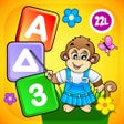 أيقونة البرنامج: Baby learning: Toddler ga…
