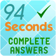 94 Seconds Answers  Guide