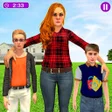 Иконка программы: Virtual Family Mom Babysi…