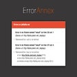 Icona del programma: ErrorAnnex
