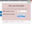 Programikonen: Sema Login Autocomplete