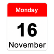 أيقونة البرنامج: Date widget