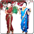 Programikonen: Women Marathi Saree Face …