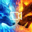 프로그램 아이콘: Water And Fire Wolf Live …