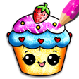 Programikonen: Cupcakes Coloring Book Gl…