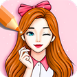プログラムのアイコン：Girls Hairstyle Coloring …