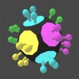 Ikon program: Color Stick Ball - AA 3D …
