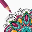 Ícone do programa: Cool Mandala Coloring Pag…