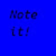 Symbol des Programms: Note it!