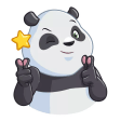 Cute Panda Stickers For WhatsA