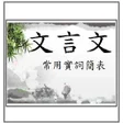 Programikonen: 文言文常用實詞簡表
