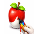 ไอคอนของโปรแกรม: Easy Apple Coloring Book