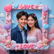 プログラムのアイコン：love photo greetings: lov…