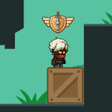 ไอคอนของโปรแกรม: Brave Jump: Apple Trap