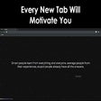Programikonen: Motivational New Tab