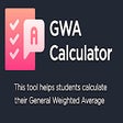 GWA Calculator: Export GWA Results icon