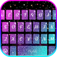 Colorful 3d Galaxy Keyboard Theme