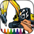 Ikona programu: Excavator Coloring Book