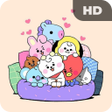أيقونة البرنامج: Cute BT21 Wallpaper Full …