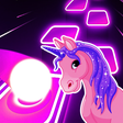 Programikonen: Unicorn Music Hop Tiles