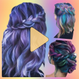 程序图标：Cute Hairstyles Step By S…