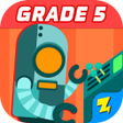 プログラムのアイコン：5th Grade Math: Fun Kids …
