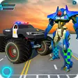 Monster Truck Driver Police Chase : Robot Games
