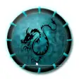 Magical theme: Abstract Dragon with Dark Cool Icon