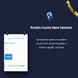 Ikona programu: Random Country Generator