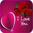 Romantic images I love you Roses and flowers Gif