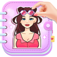 プログラムのアイコン：Paper Doll DIY: Dress Up …