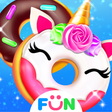 プログラムのアイコン：Unicorn Donut Maker  Girl…