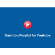 Duration Playlist for Yt