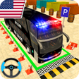 プログラムのアイコン：Police Bus Parking - park…