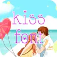 Kiss Font for FlipFont  Cool