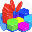 أيقونة البرنامج: Hexa Realm - Color Sortin…