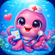 أيقونة البرنامج: baby ocean animal care ga…