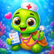 プログラムのアイコン：baby ocean animal care ga…