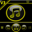 プログラムのアイコン：SKIN PLAYERPRO GLOW YELLO…