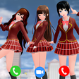 Icon of program: Cute Sakura School Fake C…