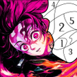 Programikonen: Demon Slayer Color by Num…