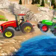 Village Tractor Games:Chained Tractor Offroad Game