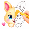 Иконка программы: ZooColor: Drawing and Col…