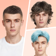 أيقونة البرنامج: Hair try-on - hair stylin…