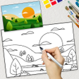 プログラムのアイコン：Scenery Draw Step by Step…