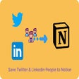 save twitter user profile to notion