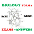 أيقونة البرنامج: Form 2 Biology Exams  Ans…